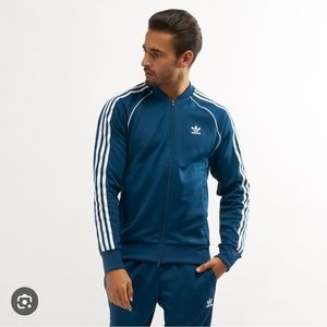 Adidas Originals SST Men's Tracksuit 2pc Legend Marine Sz Med DV1513 DV1517